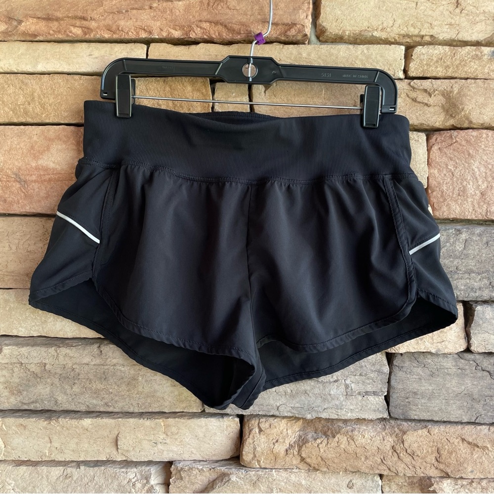 Zella black active lined shorts Women Large EUC